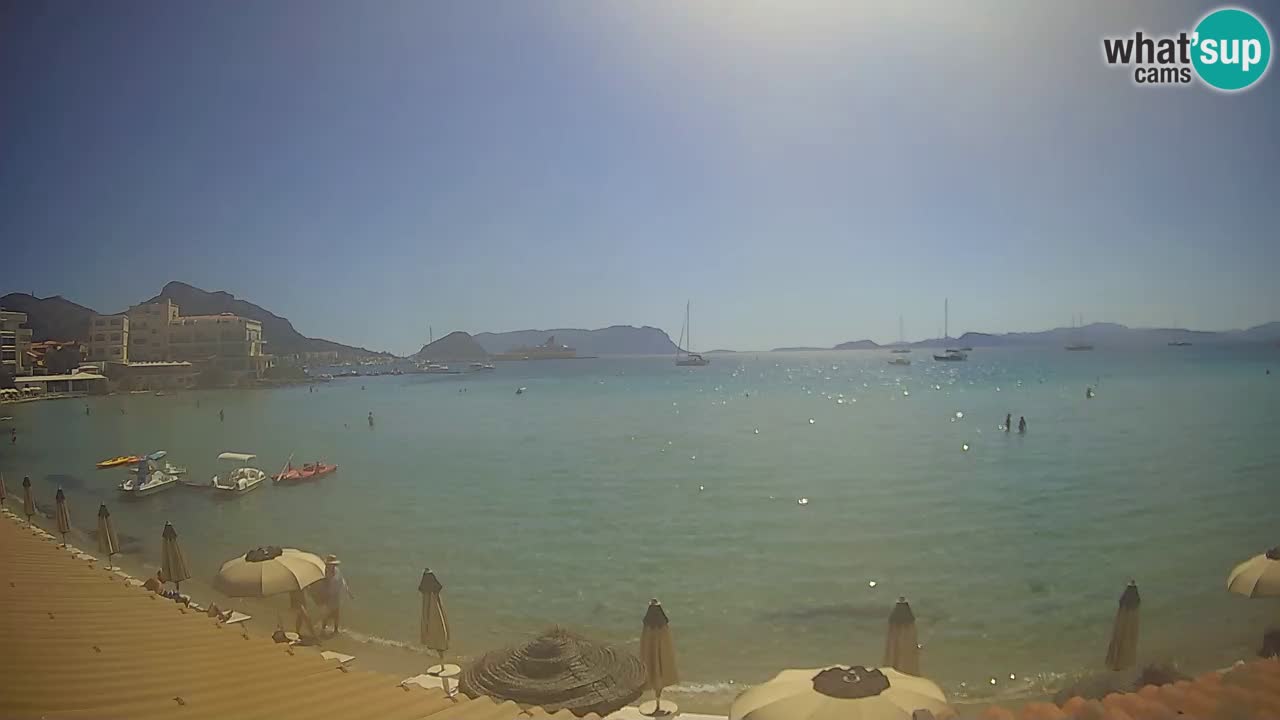 Webcam Terza Spiaggia Golfo Aranci – Liveblick auf den Strand