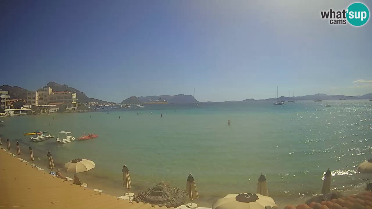 Webcam Terza Spiaggia Golfo Aranci – Liveblick auf den Strand