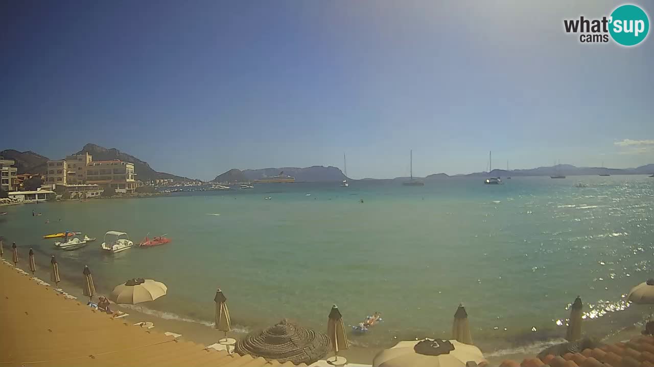 Webcam Terza Spiaggia Golfo Aranci – Liveblick auf den Strand