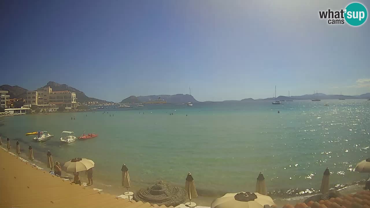 Webcam Terza Spiaggia Golfo Aranci – Liveblick auf den Strand