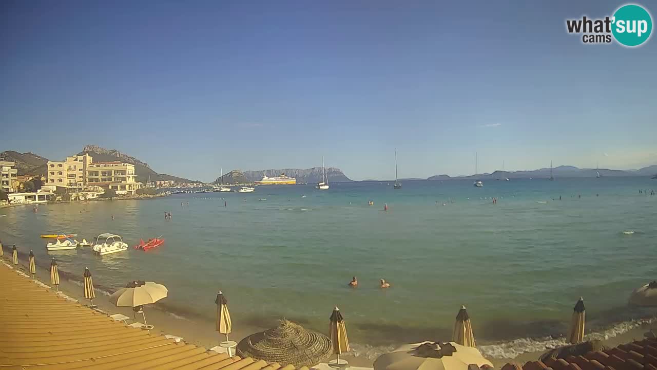 Webcam Terza Spiaggia Golfo Aranci – Vista en directo de la playa
