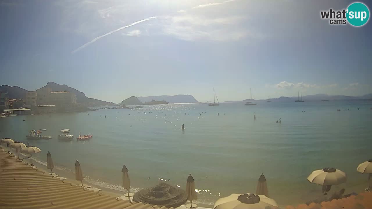 Webcam Terza Spiaggia Golfo Aranci – Vue en direct de la plage