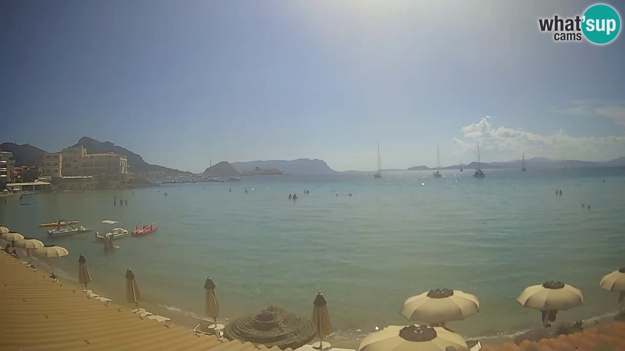 Webcam Terza Spiaggia Golfo Aranci – Liveblick auf den Strand