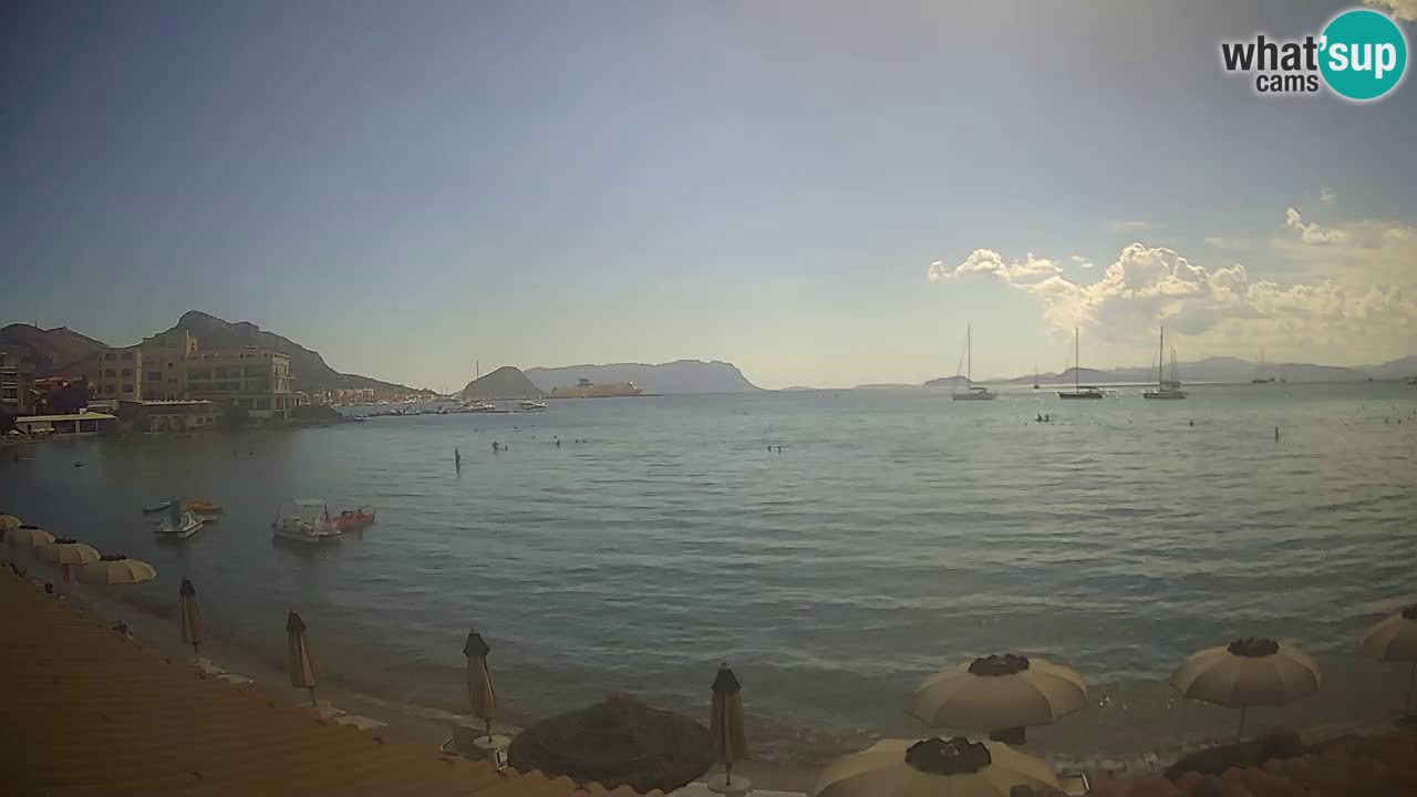 Webcam Terza Spiaggia Golfo Aranci – Vue en direct de la plage