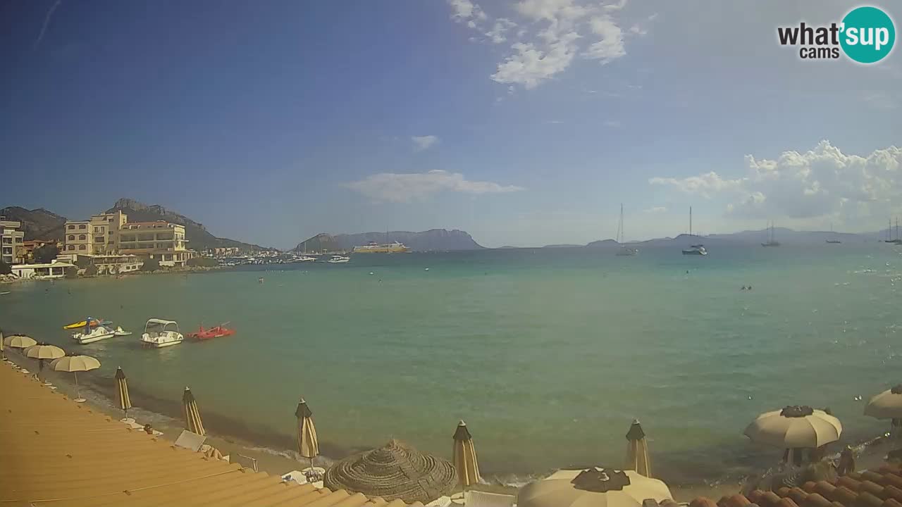 Webcam Terza Spiaggia Golfo Aranci – Vue en direct de la plage