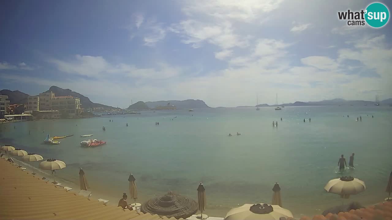 Webcam Terza Spiaggia Golfo Aranci – Liveblick auf den Strand