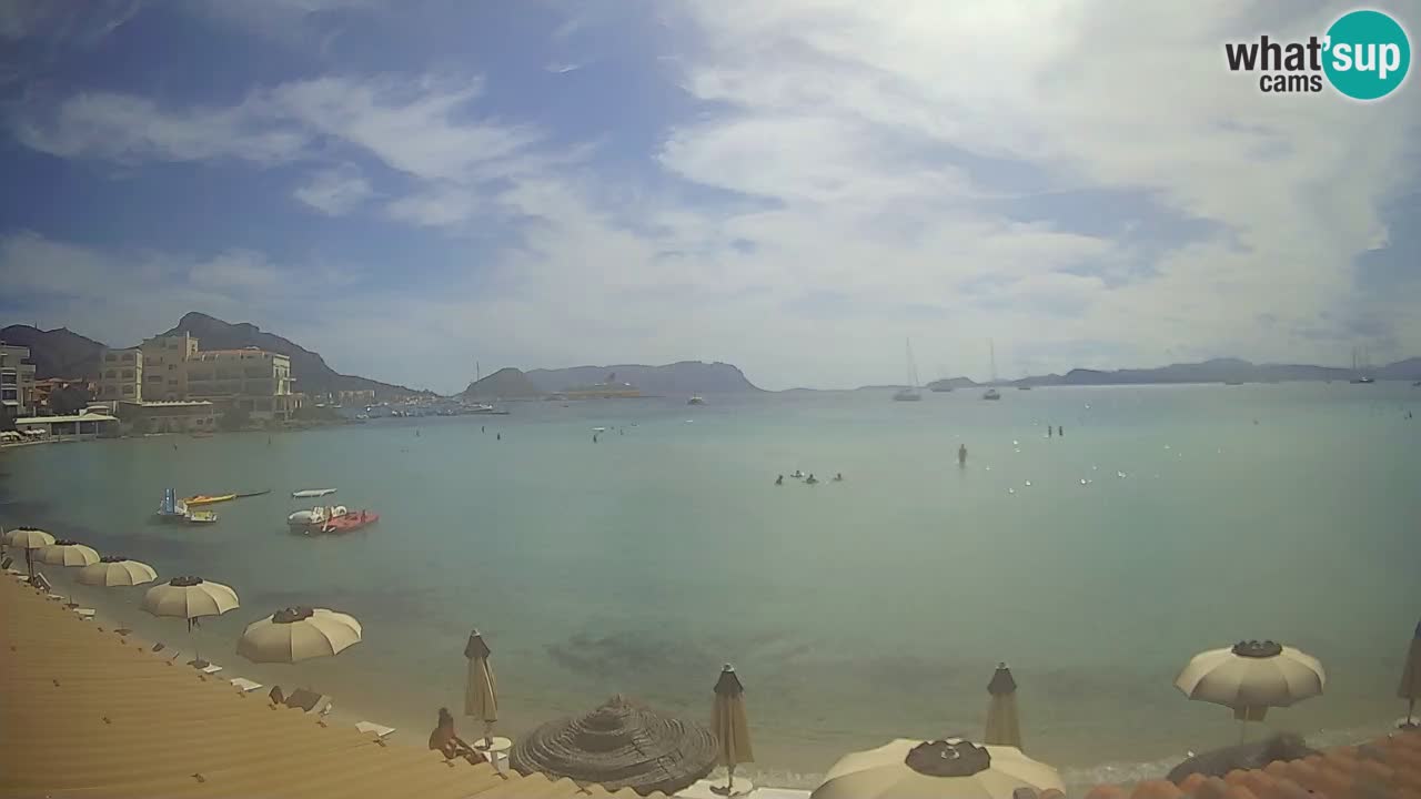 Webcam Terza Spiaggia Golfo Aranci – Vue en direct de la plage