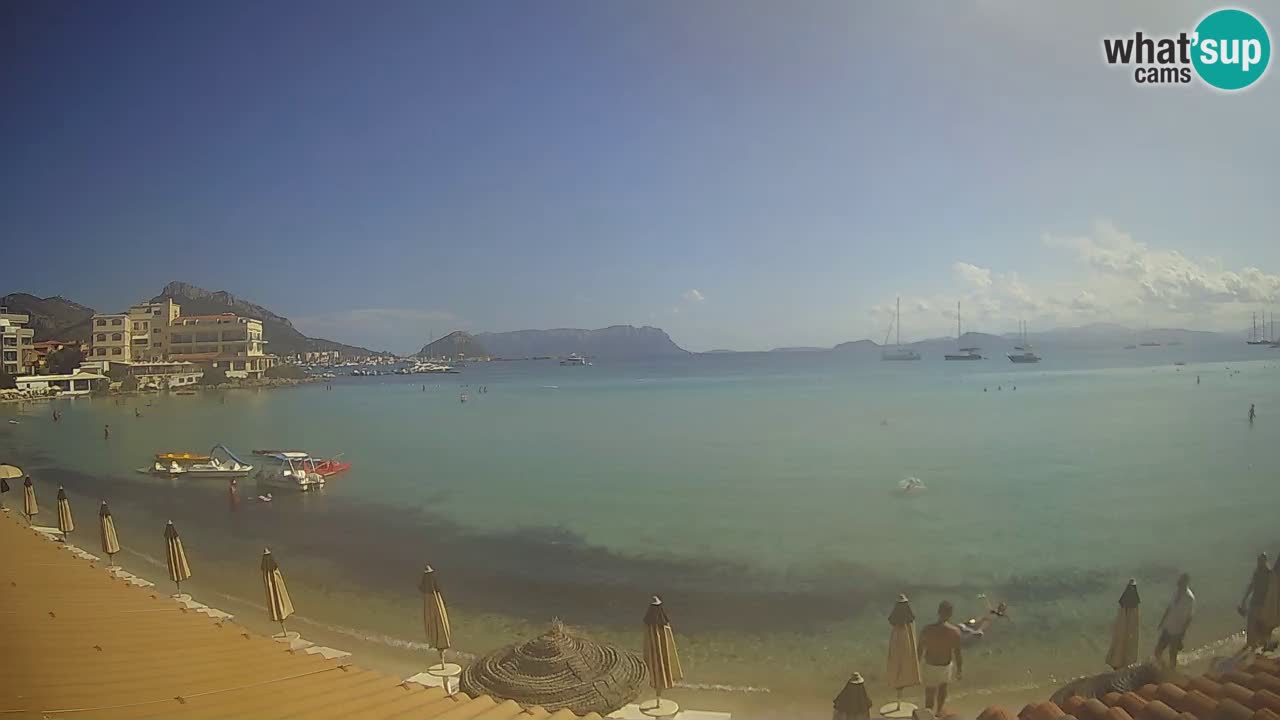 Webcam Terza Spiaggia Golfo Aranci – Vue en direct de la plage
