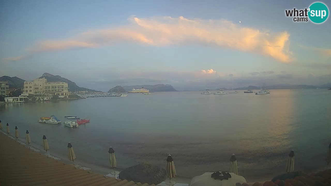 Webcam Terza Spiaggia Golfo Aranci – Vue en direct de la plage