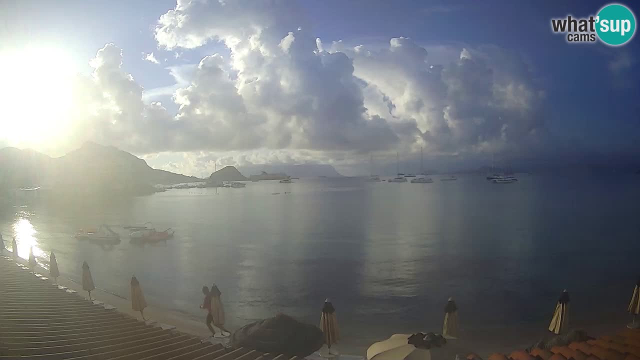 Webcam Terza Spiaggia Golfo Aranci – Vue en direct de la plage