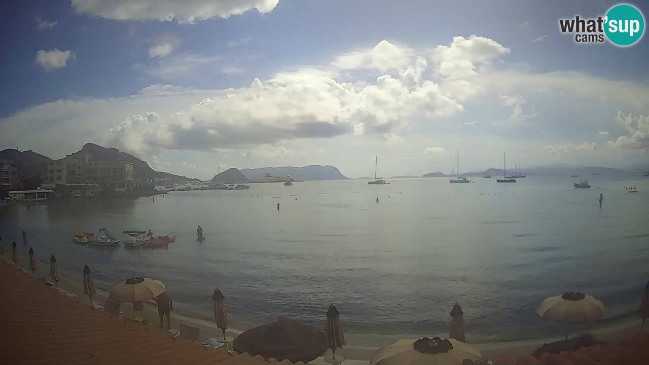 Webcam Terza Spiaggia Golfo Aranci – Vue en direct de la plage
