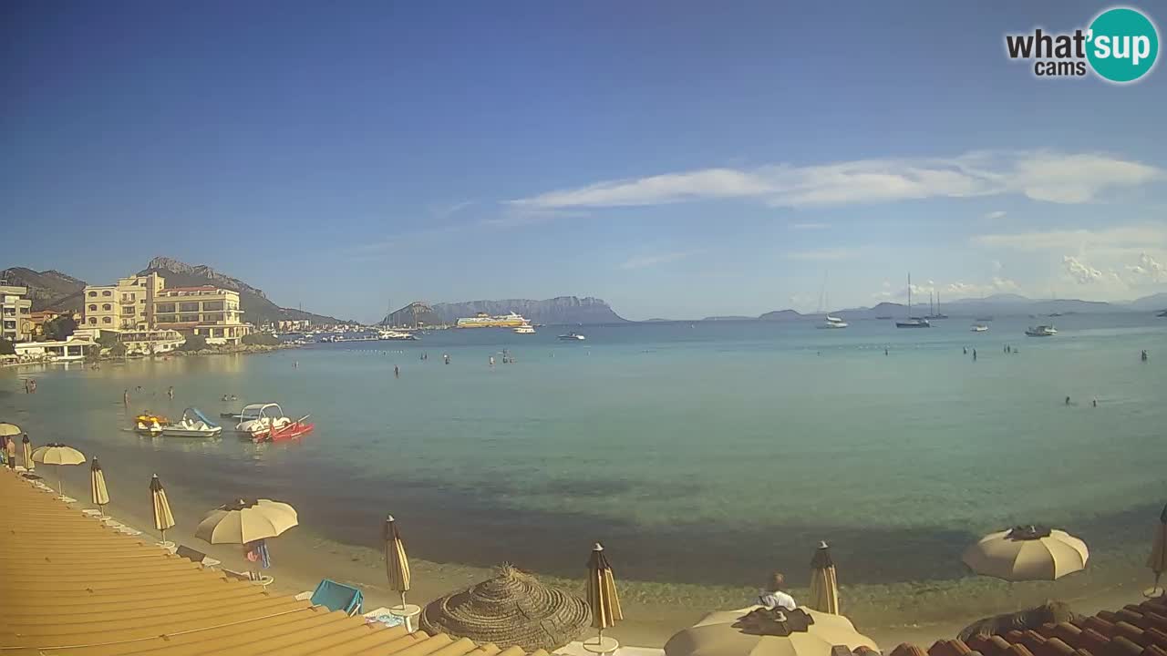 Webcam Terza Spiaggia Golfo Aranci – Liveblick auf den Strand