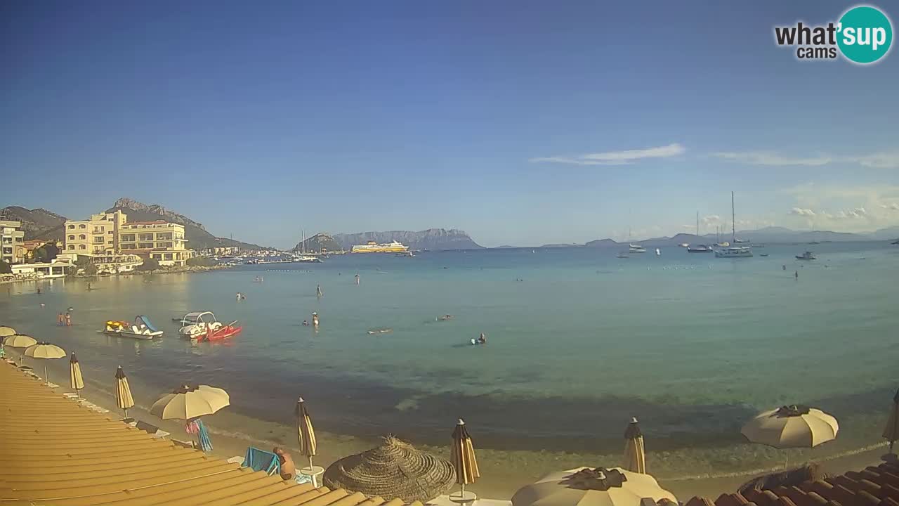Webcam Terza Spiaggia Golfo Aranci – Liveblick auf den Strand