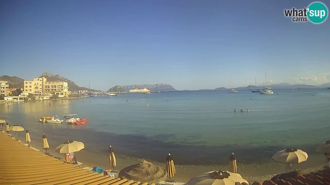 Web kamera Terza Spiaggia Golfo Aranci – Pogled uživo na plažu