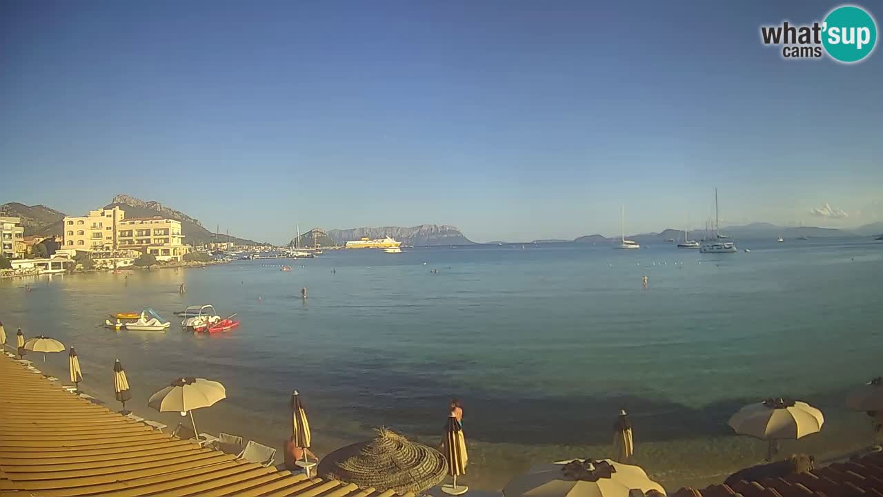 Webcam Terza Spiaggia Golfo Aranci – Liveblick auf den Strand