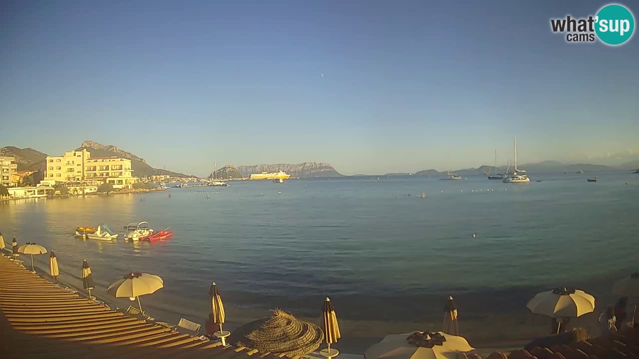 Webcam Terza Spiaggia Golfo Aranci – Liveblick auf den Strand