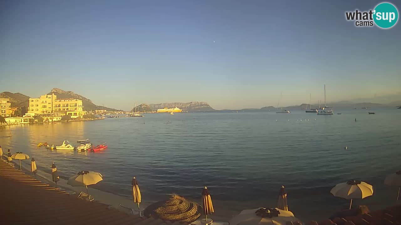 Webcam Terza Spiaggia Golfo Aranci – Liveblick auf den Strand