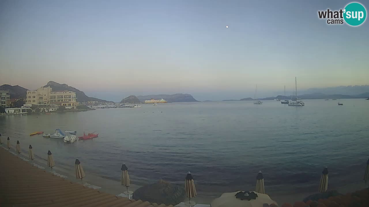 Webcam Terza Spiaggia Golfo Aranci – Vue en direct de la plage