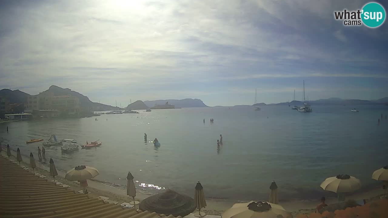 Webcam Terza Spiaggia Golfo Aranci – Vue en direct de la plage