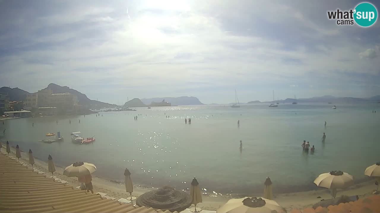 Webcam Terza Spiaggia Golfo Aranci – Liveblick auf den Strand