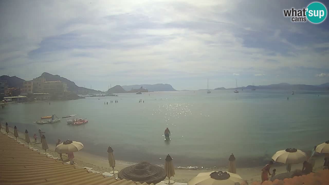 Webcam Terza Spiaggia Golfo Aranci – Vista mare in diretta