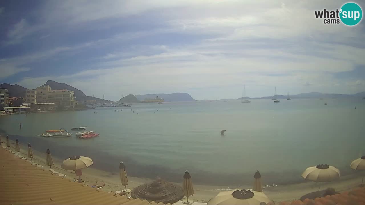 Webcam Terza Spiaggia Golfo Aranci – Liveblick auf den Strand