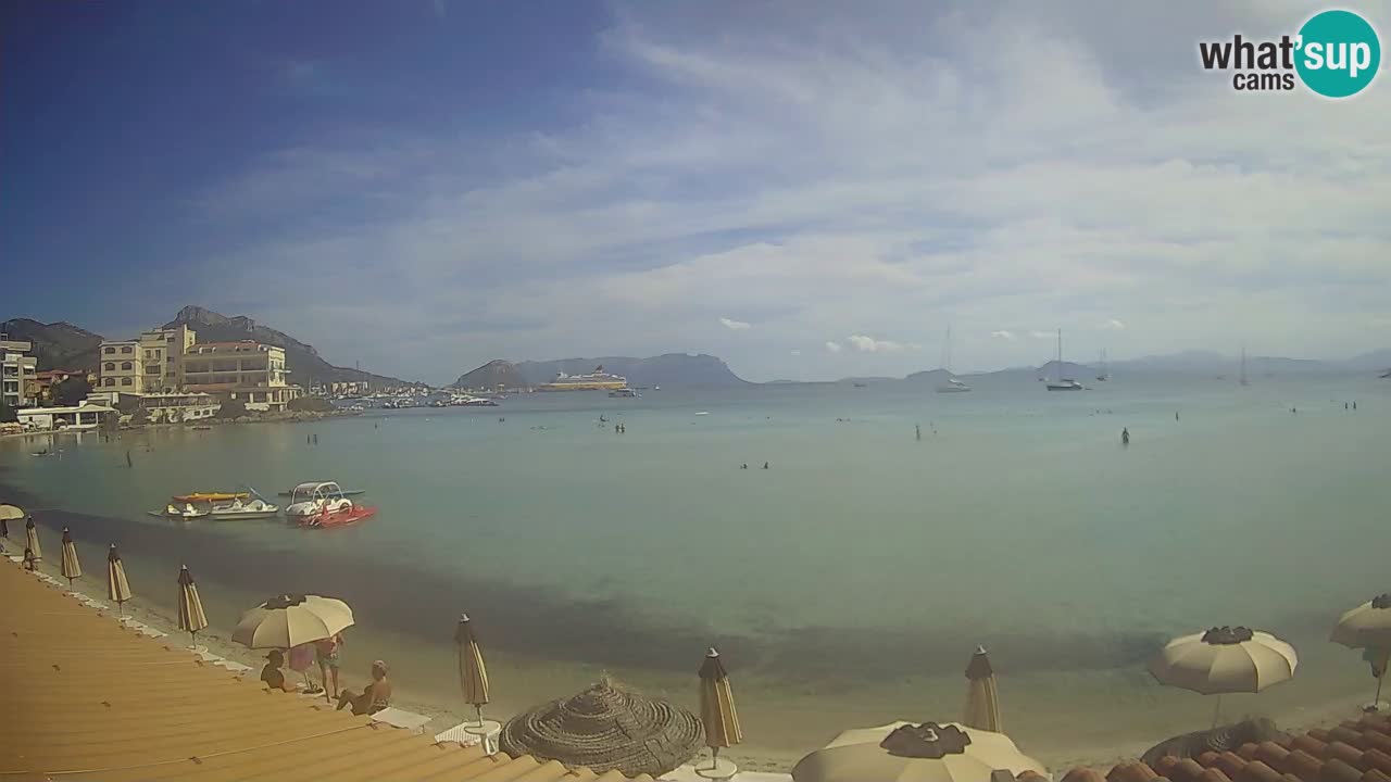Webcam Terza Spiaggia Golfo Aranci – Vue en direct de la plage
