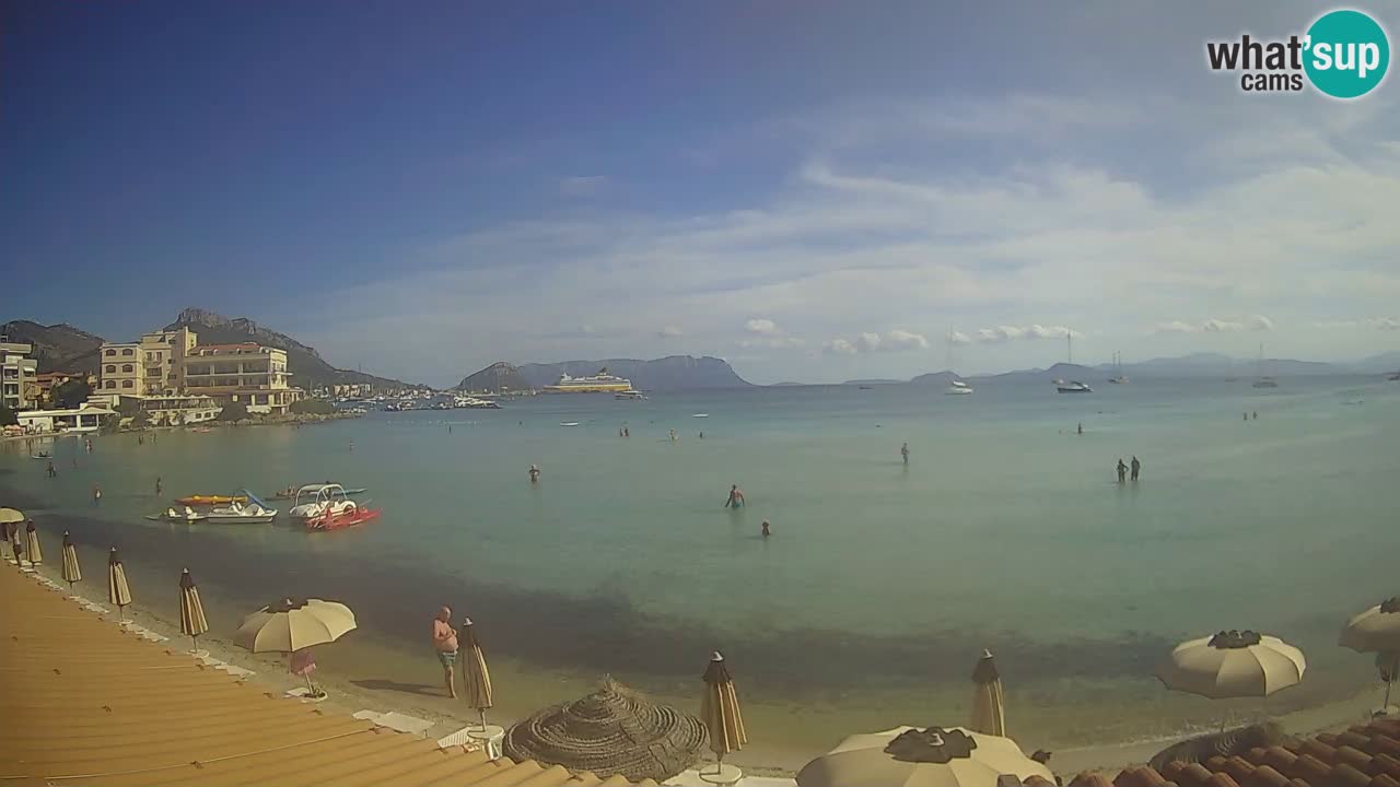 Webcam Terza Spiaggia Golfo Aranci – Vista en directo de la playa