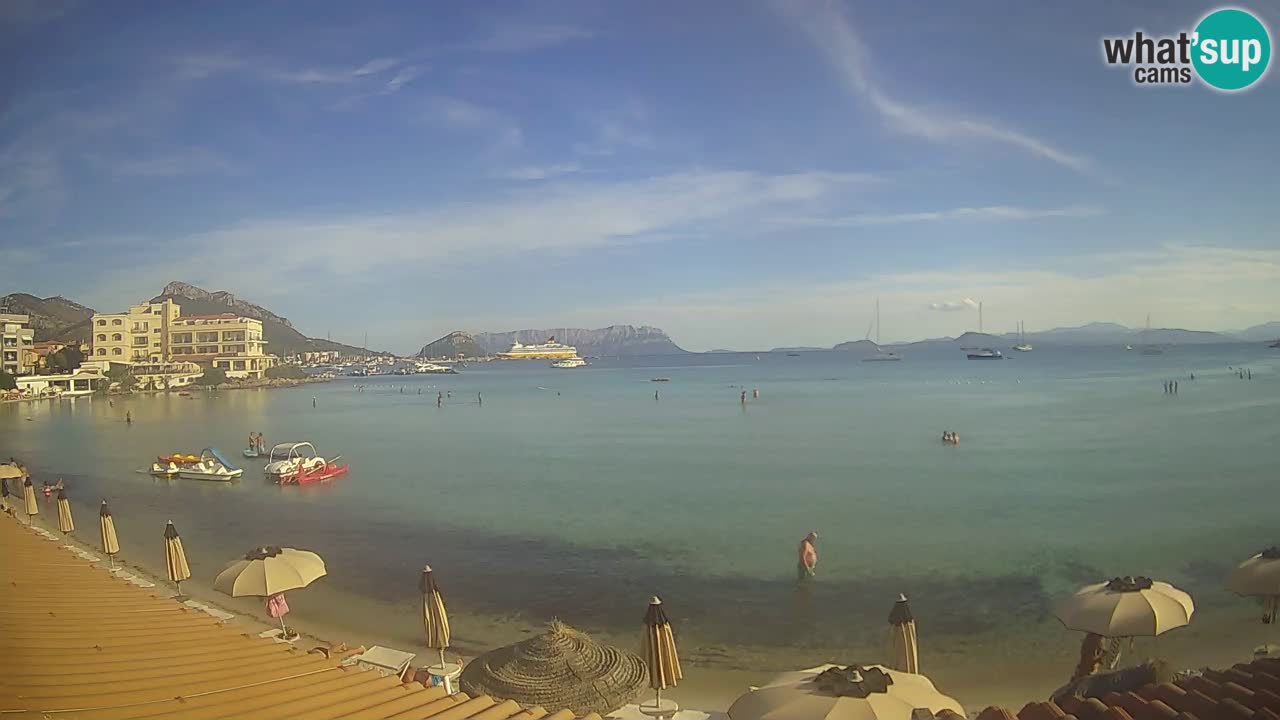Webcam Terza Spiaggia Golfo Aranci – Liveblick auf den Strand