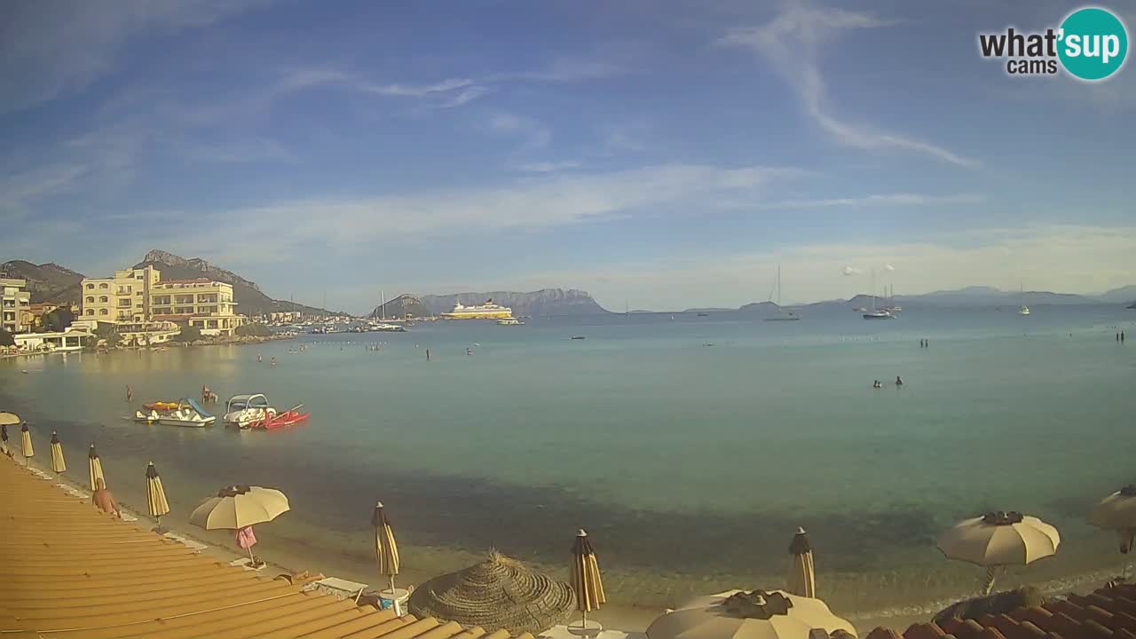 Webcam Terza Spiaggia Golfo Aranci – Liveblick auf den Strand