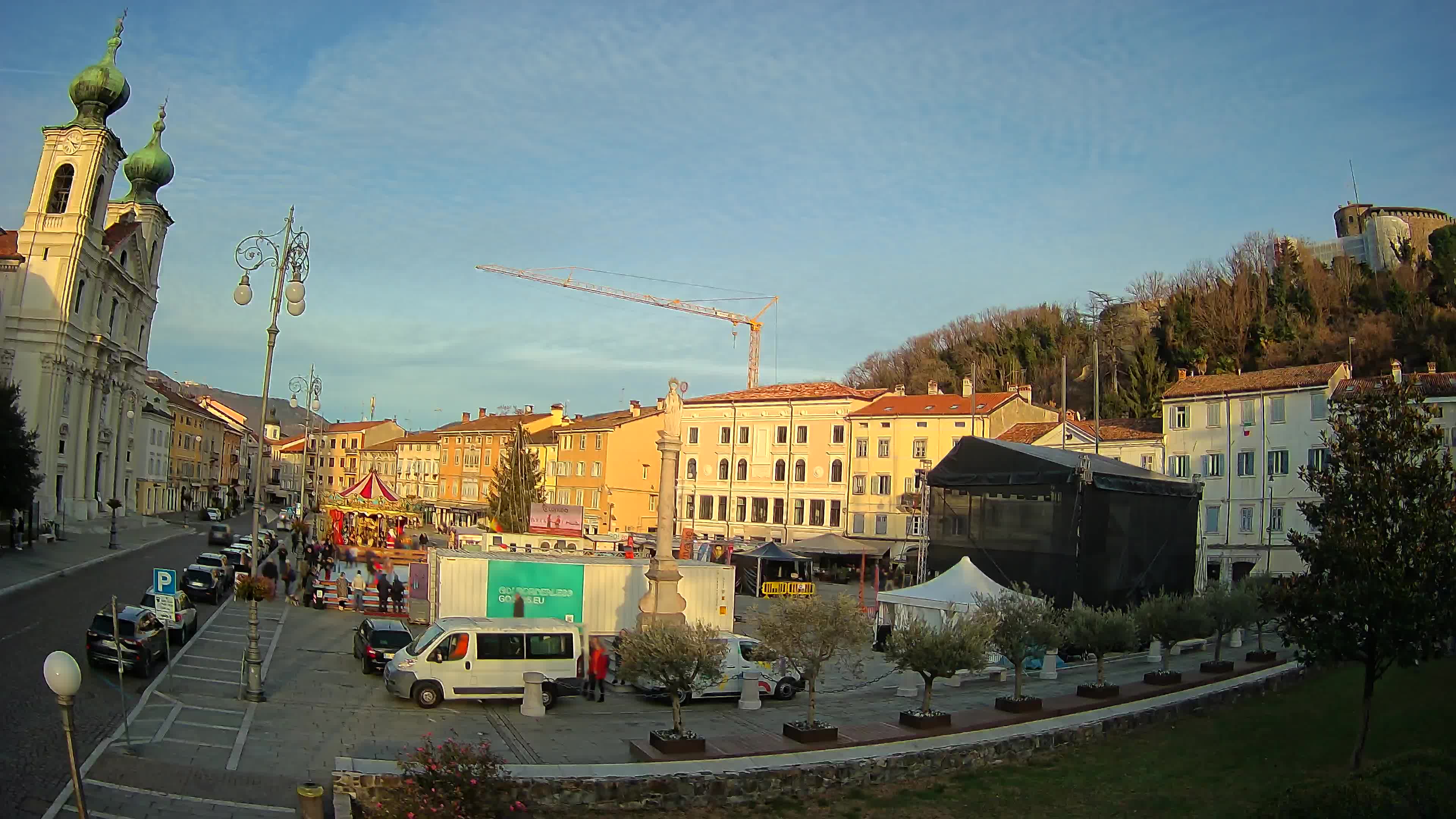 Webcam Gorizia Vittoria square – Cathedral of st. Ignazio