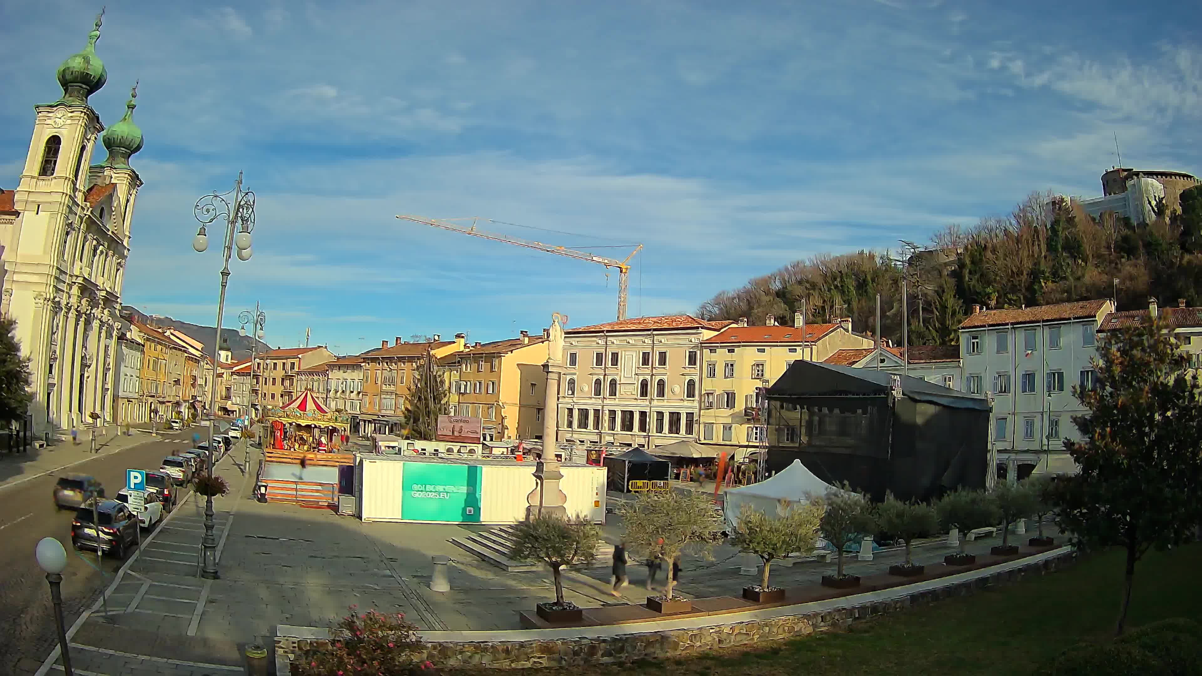 Webcam Gorizia Vittoria square – Cathedral of st. Ignazio