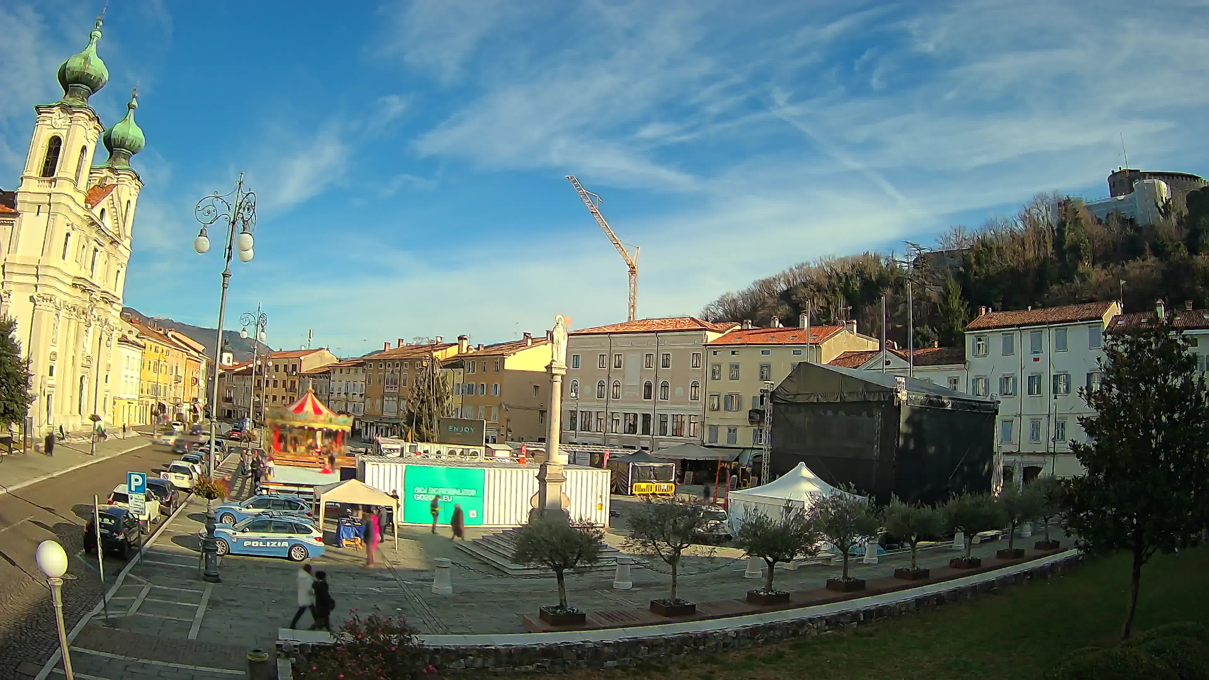 Webcam Gorizia Vittoria square – Cathedral of st. Ignazio