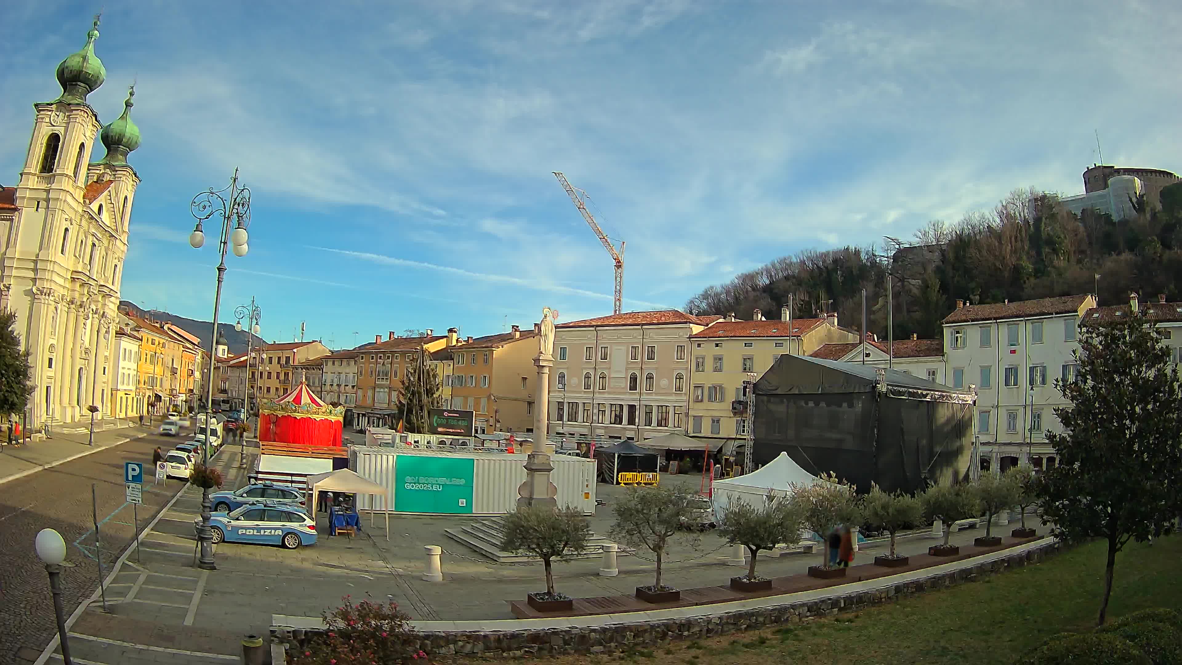 Webcam Gorizia Vittoria square – Cathedral of st. Ignazio