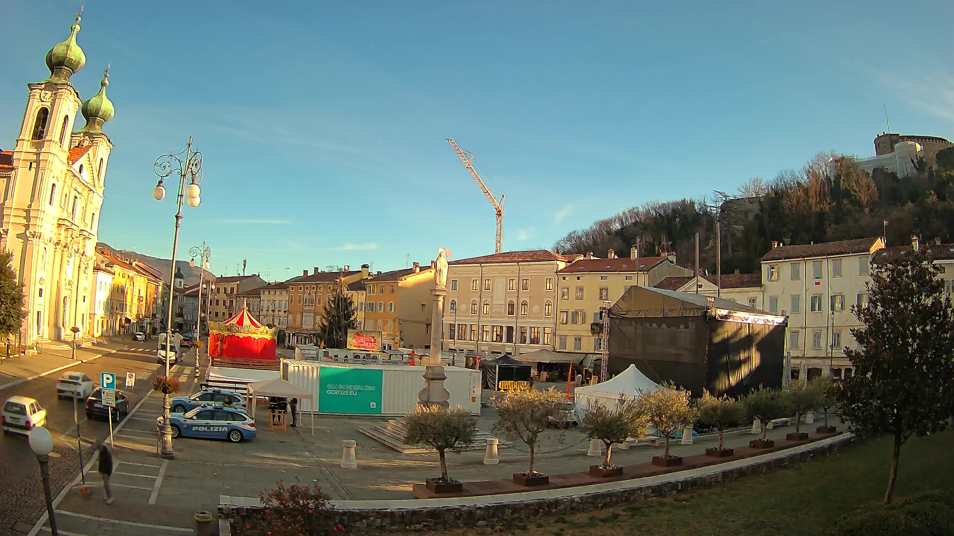 Webcam Gorizia Vittoria square – Cathedral of st. Ignazio