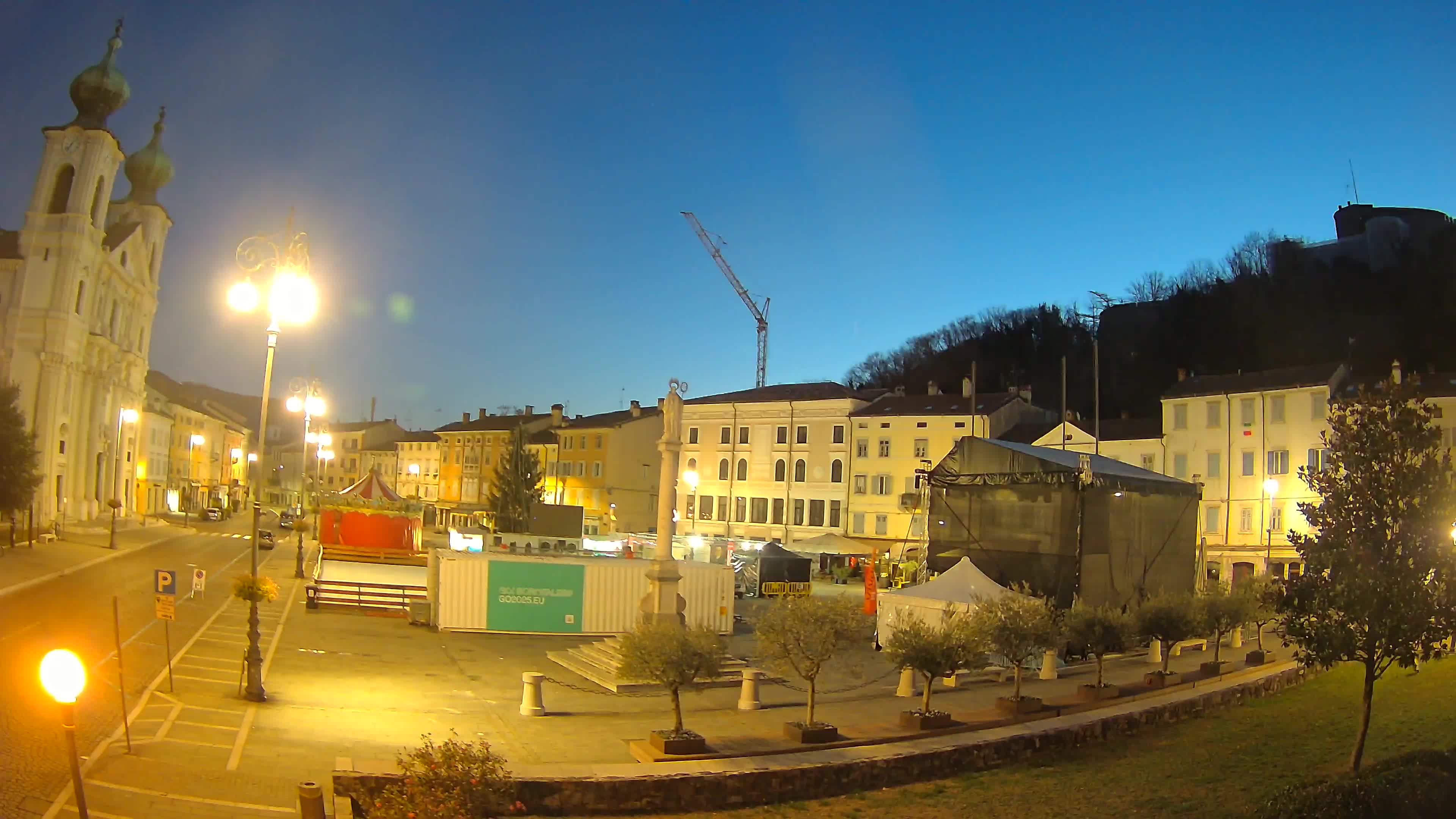 Webcam Gorizia Vittoria square – Cathedral of st. Ignazio