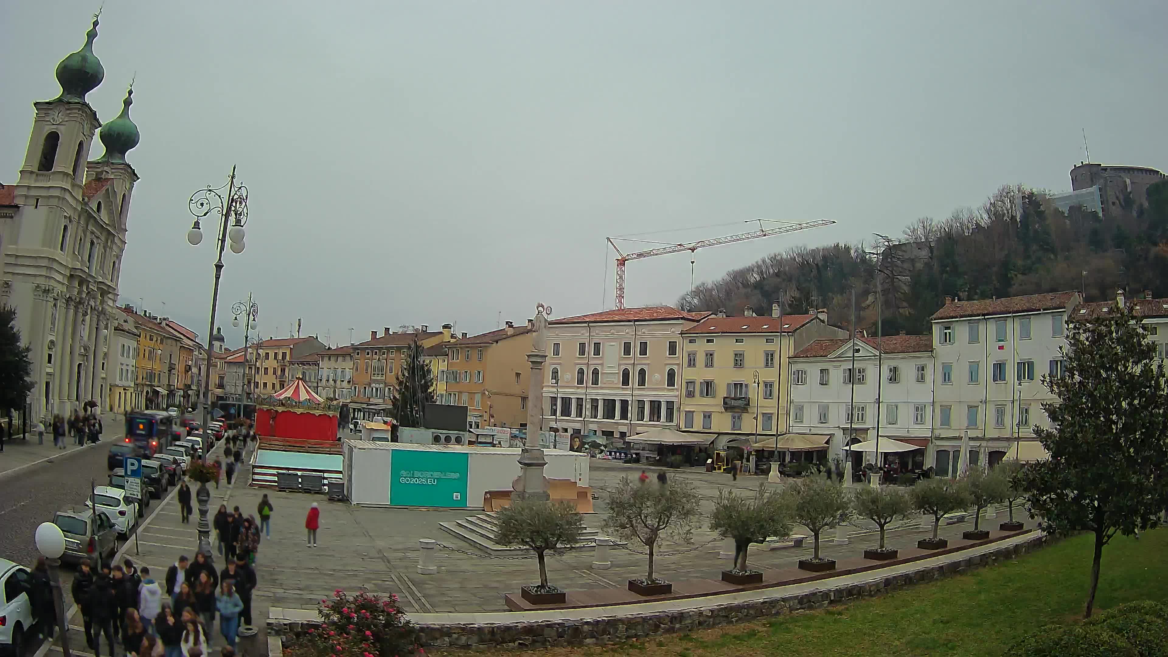 Webcam Gorizia Piazza della Vittoria e Duomo di S. Ignazio