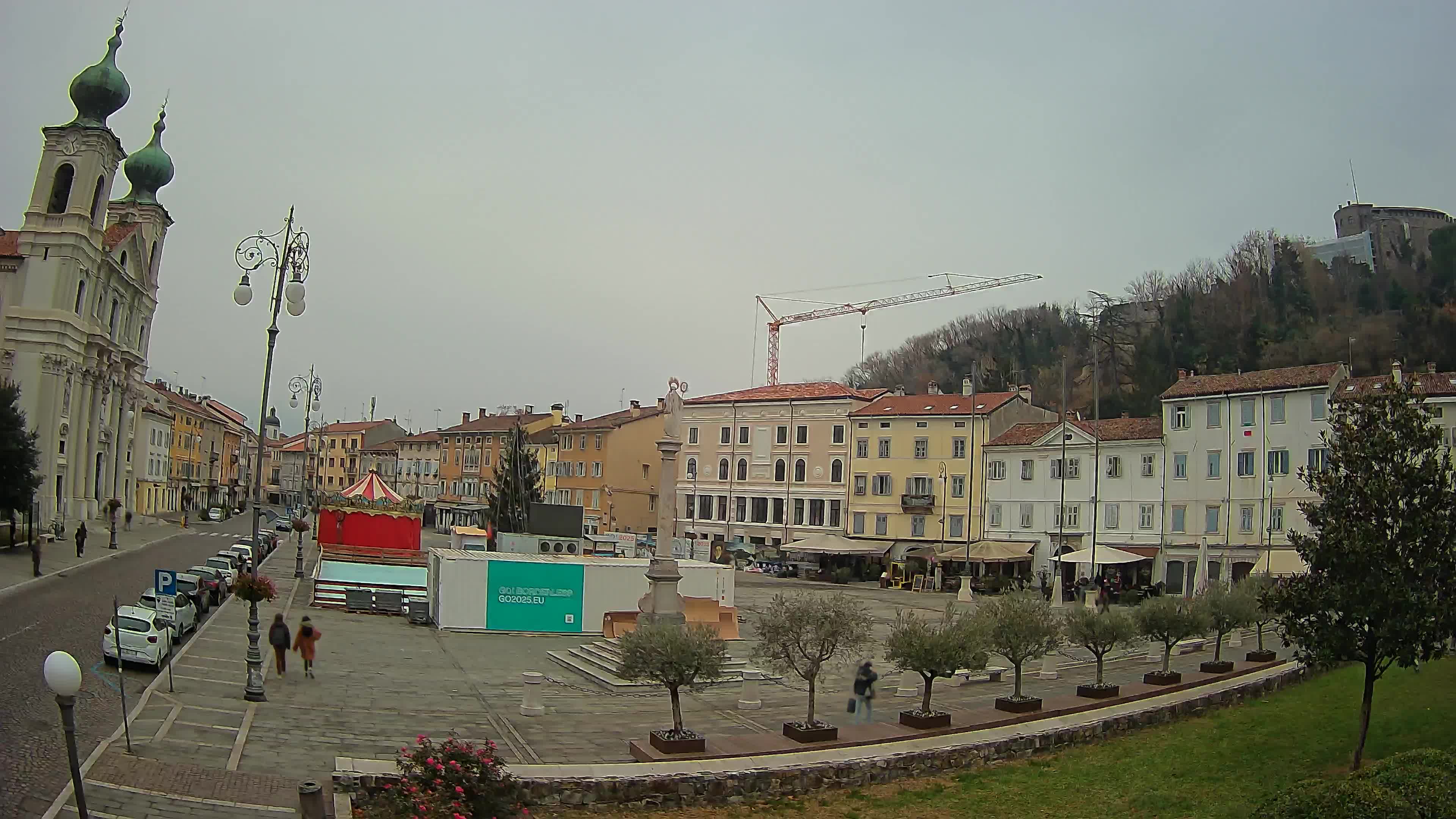 Webcam Gorizia Piazza della Vittoria e Duomo di S. Ignazio