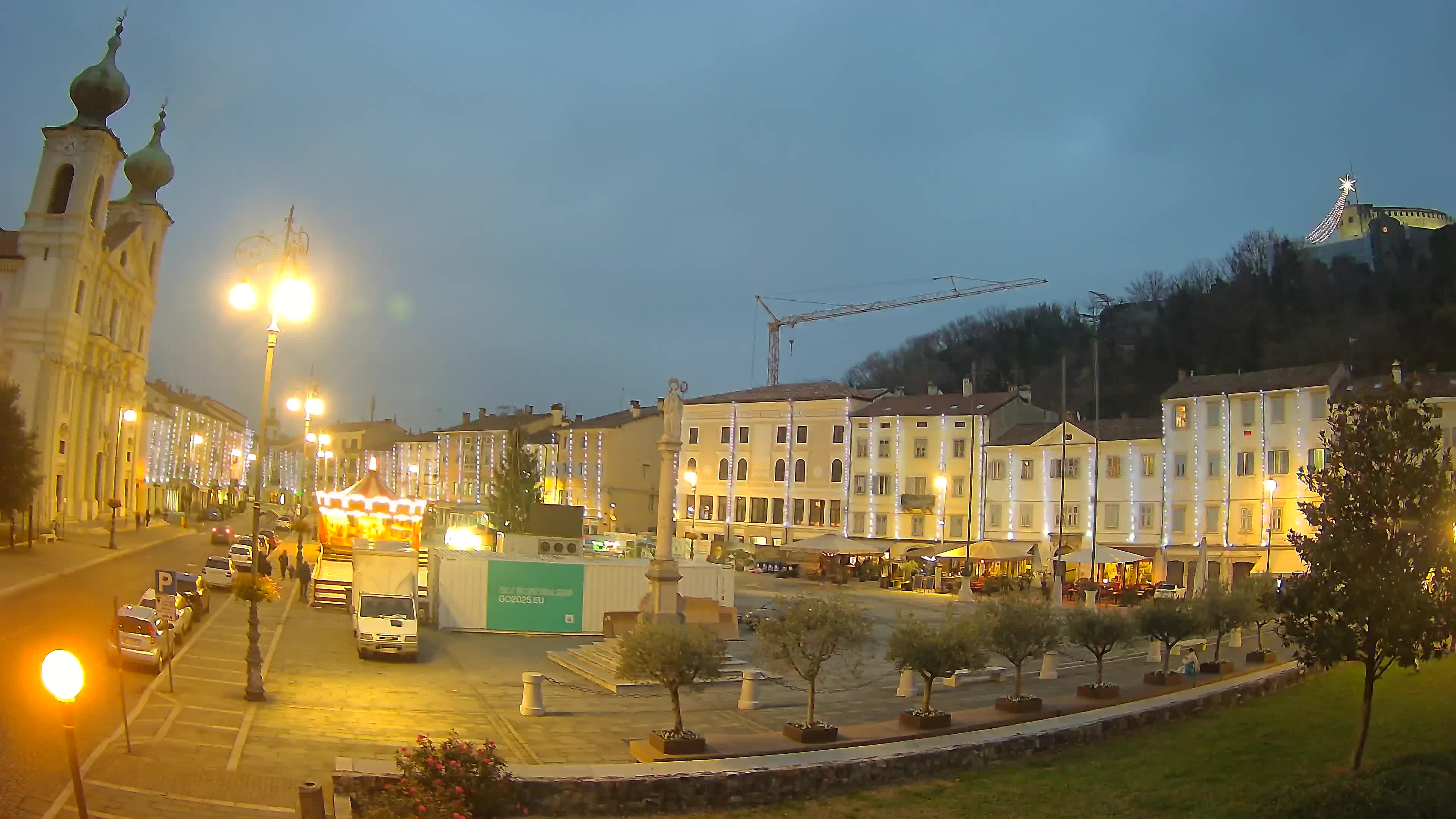 Gorizia – Plaza Vittoria – Catedral de San Pedro. Ignacio