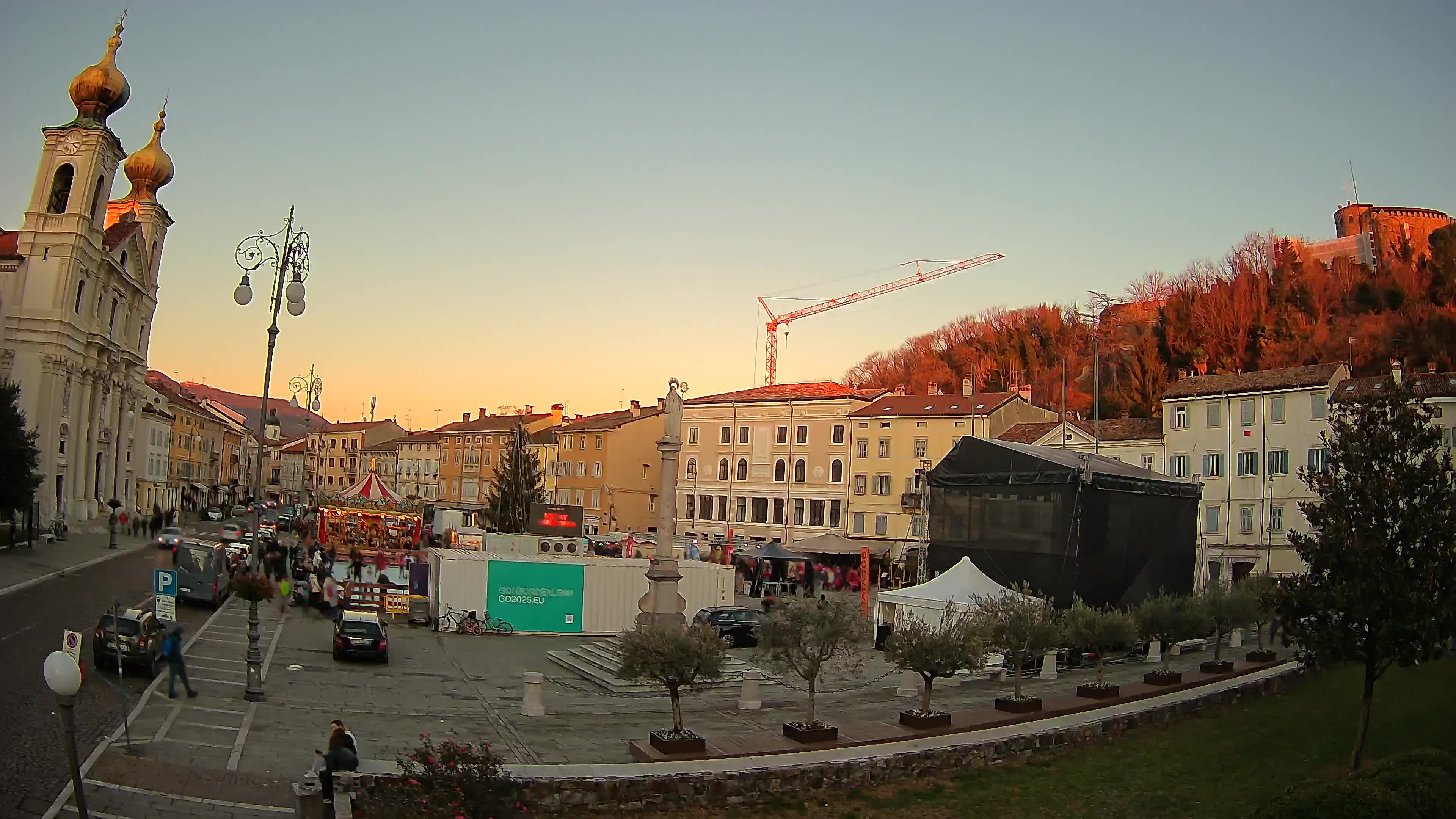 Webcam Gorizia Vittoria square – Cathedral of st. Ignazio