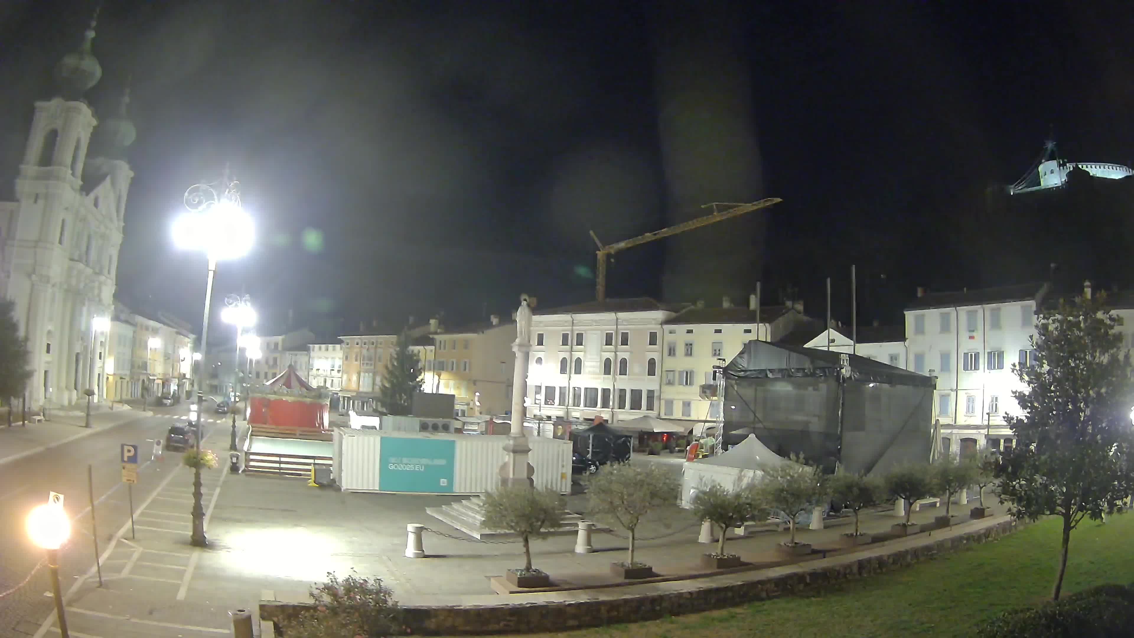 Webcam Gorizia Piazza della Vittoria e Duomo di S. Ignazio