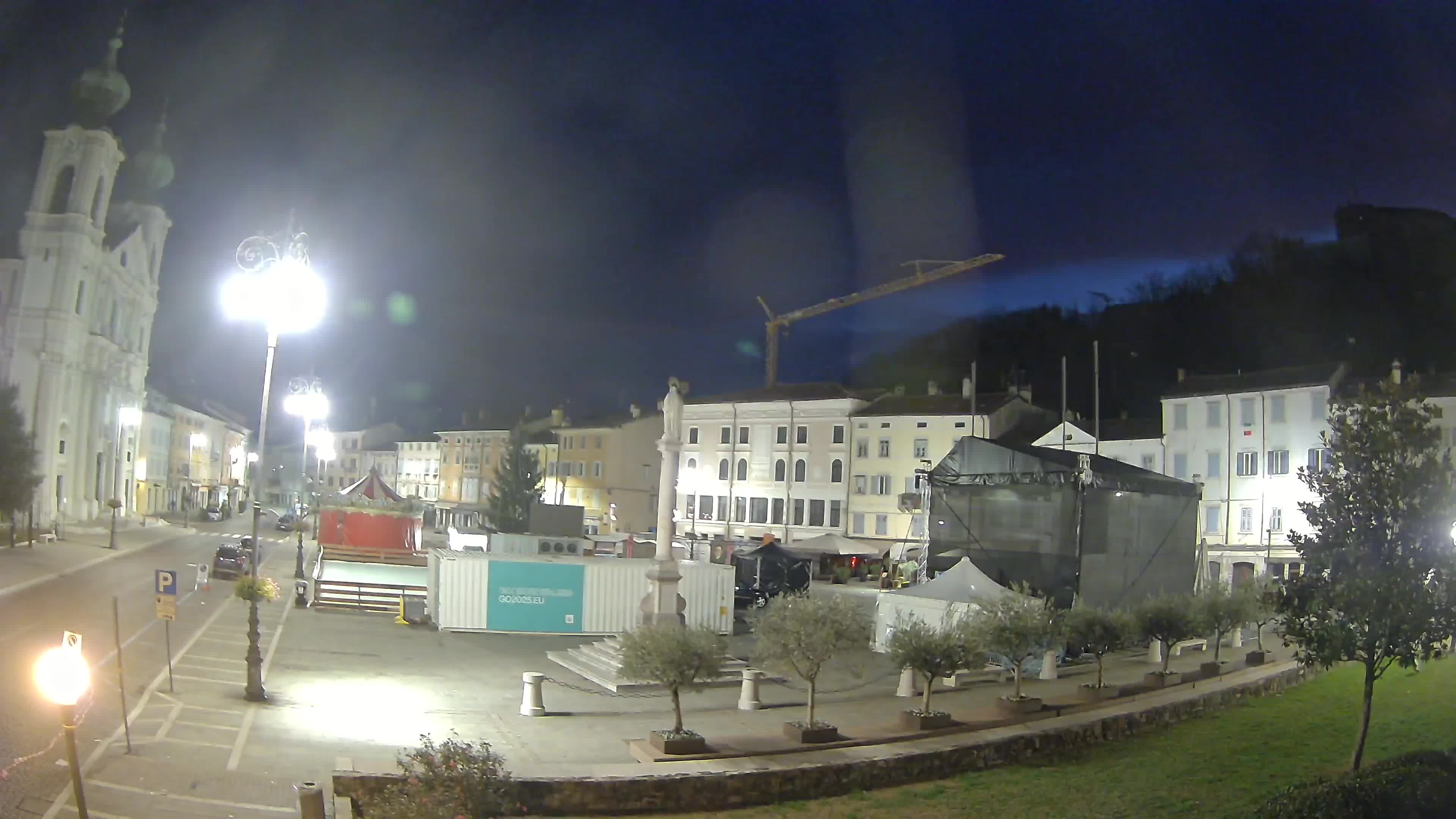 Webcam Gorizia Piazza della Vittoria e Duomo di S. Ignazio