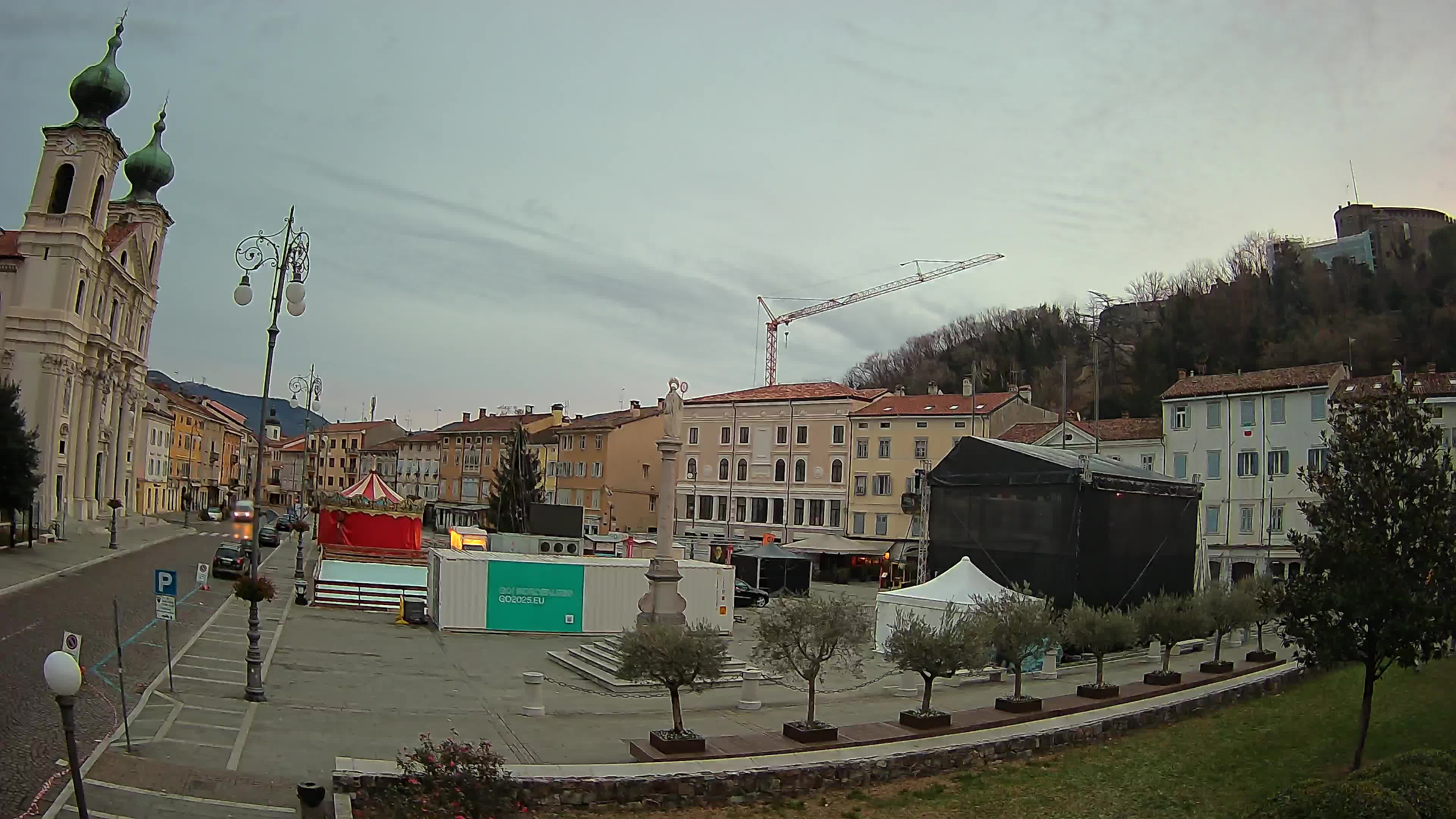 Webcam Gorizia Vittoria square – Cathedral of st. Ignazio