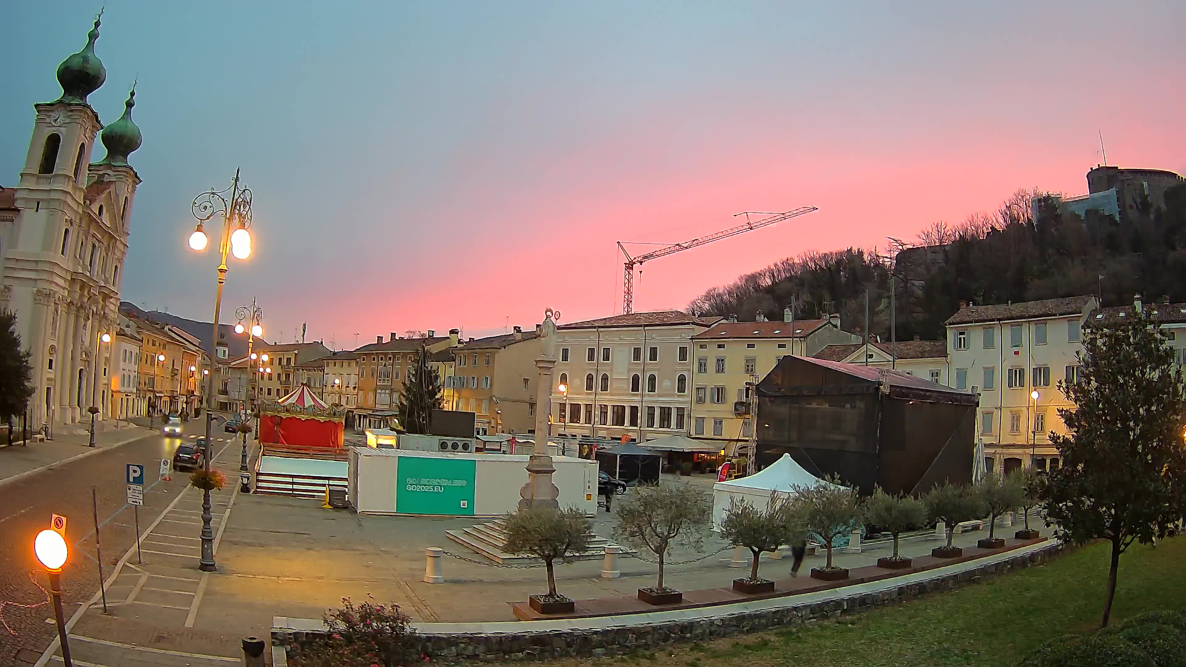 Webcam Gorizia Piazza della Vittoria e Duomo di S. Ignazio