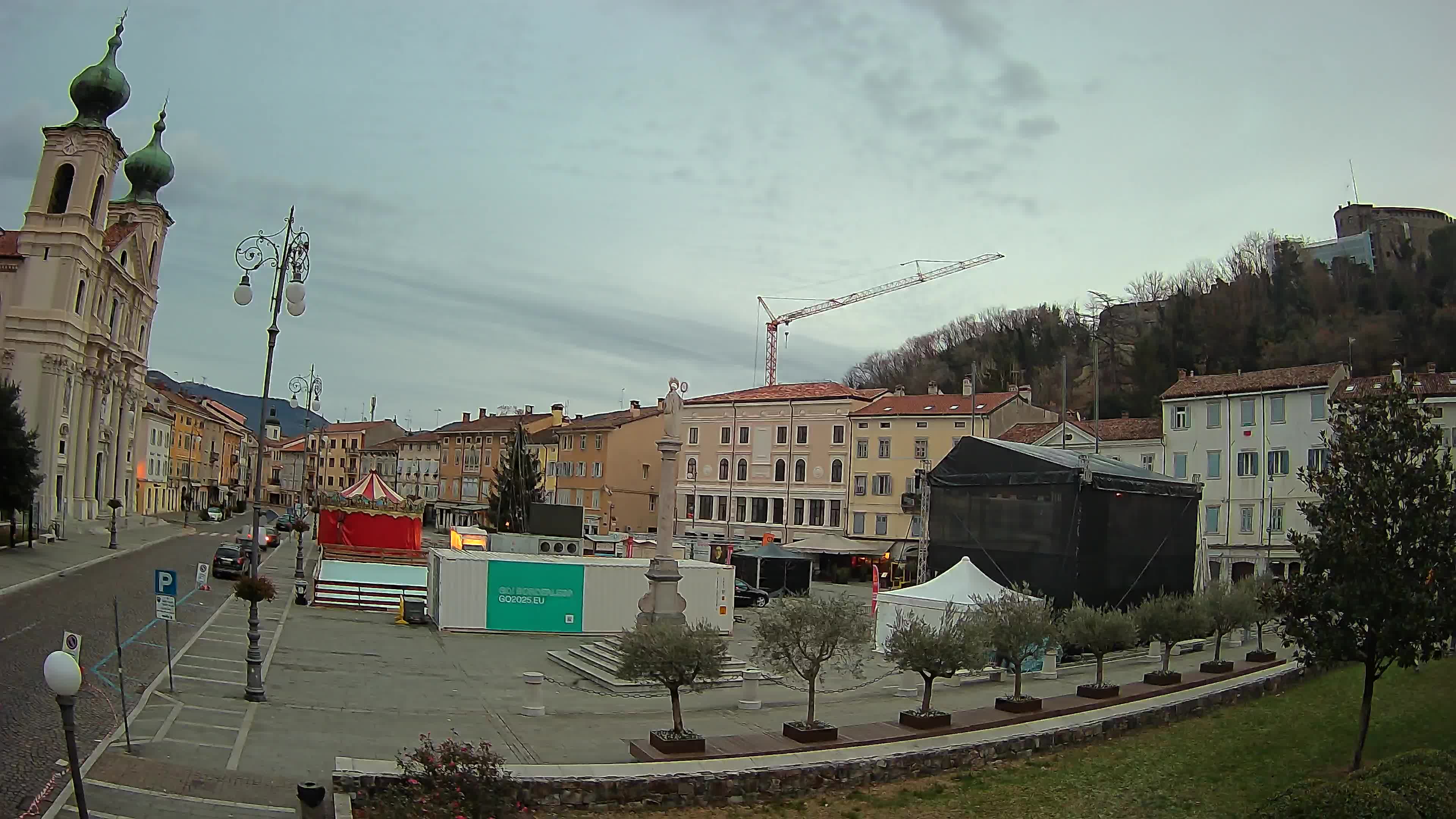 Webcam Gorizia Vittoria square – Cathedral of st. Ignazio