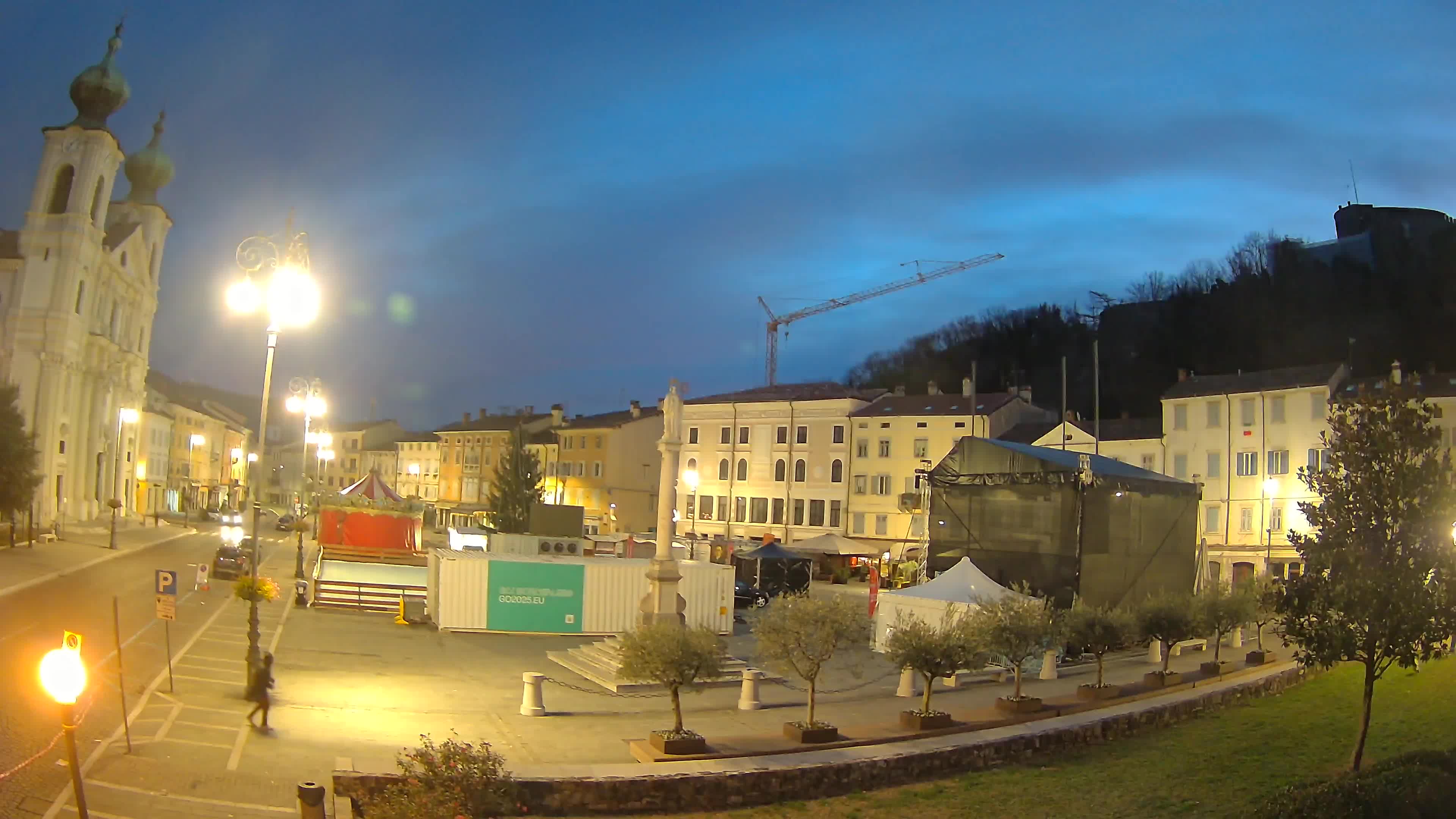 Webcam Gorizia Piazza della Vittoria e Duomo di S. Ignazio