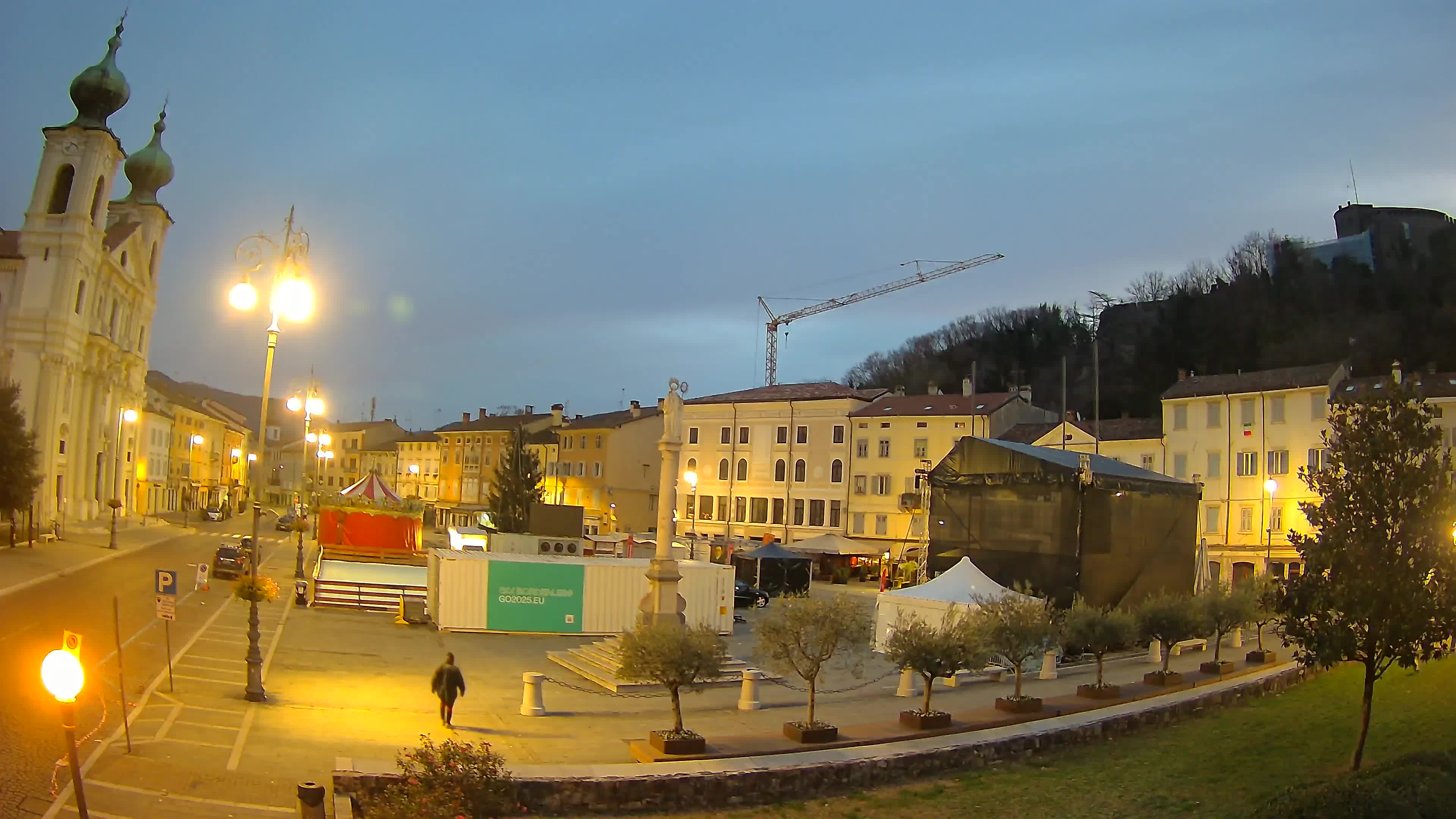 Webcam Gorizia Piazza della Vittoria e Duomo di S. Ignazio