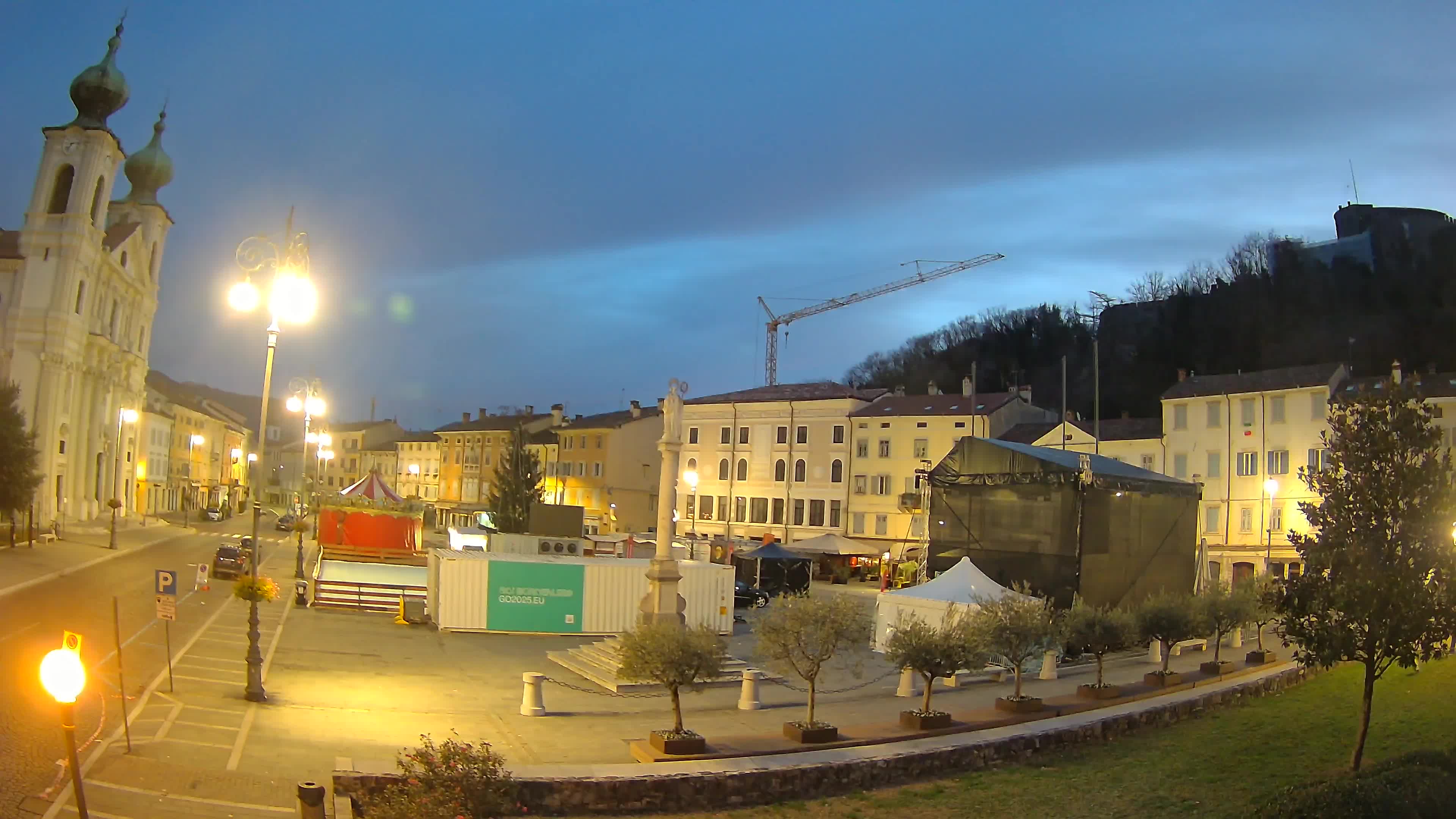 Webcam Gorizia Vittoria square – Cathedral of st. Ignazio