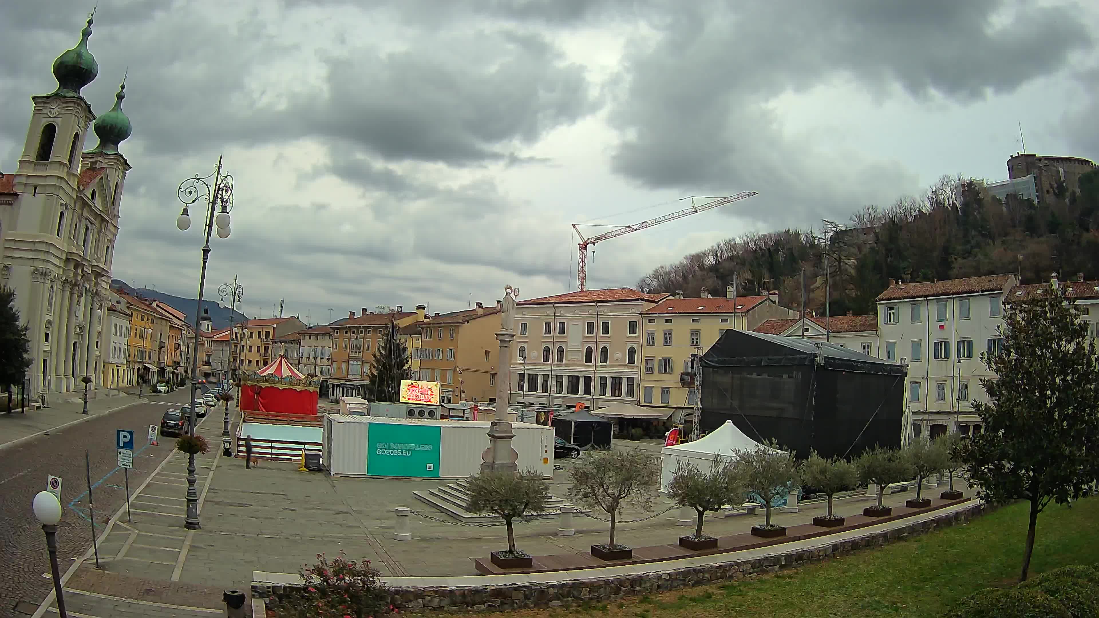 Webcam Gorizia Vittoria square – Cathedral of st. Ignazio