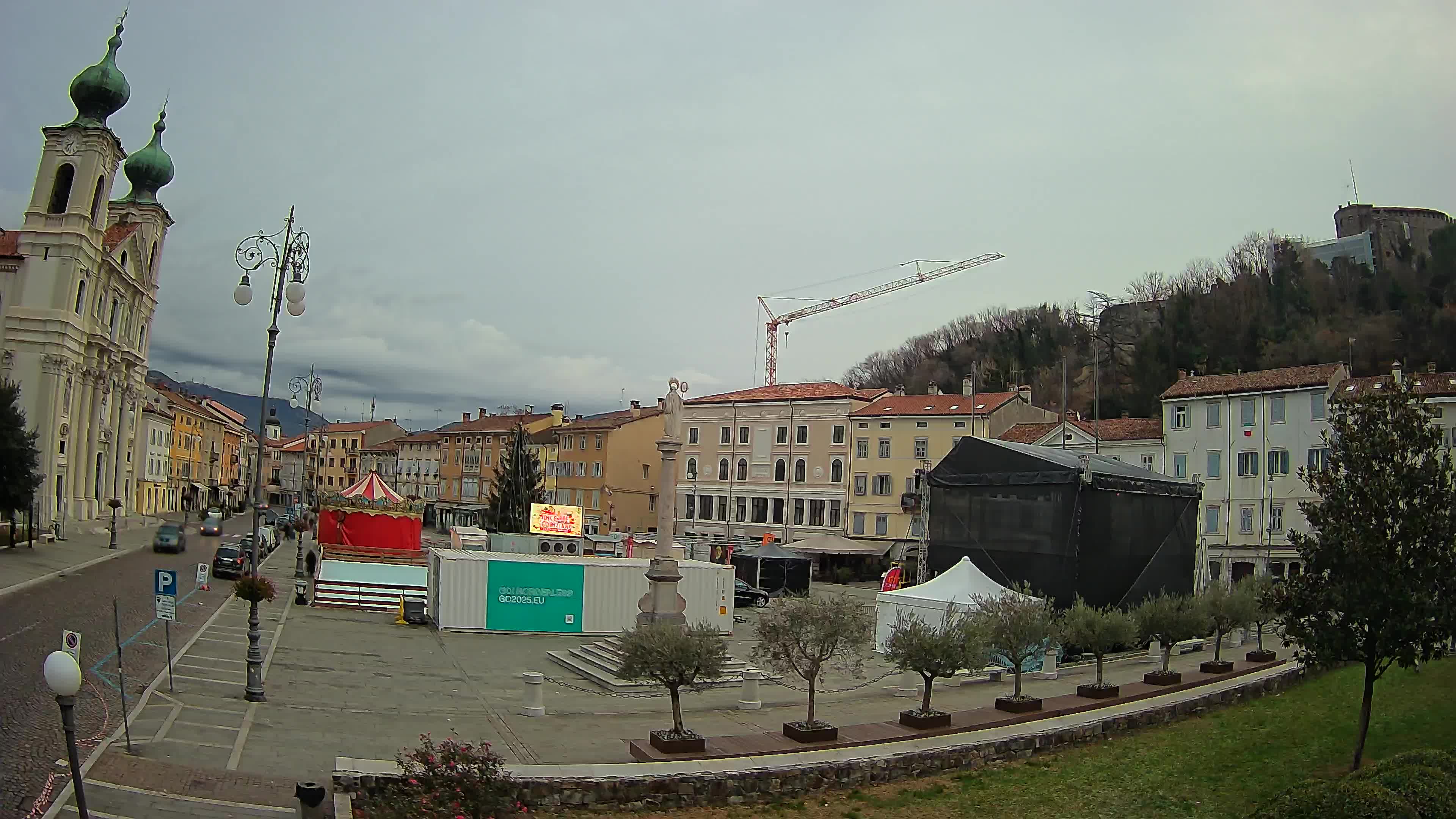 Webcam Gorizia Vittoria square – Cathedral of st. Ignazio